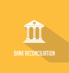 Bank Reconciliation White Text With Office