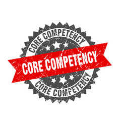 Core Competency Stamp Grunge Round Sign