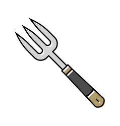 Fork Garden Tool Color Icon