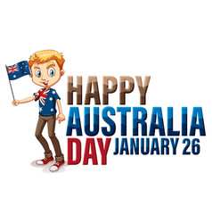 Happy Australia Day Banner Design