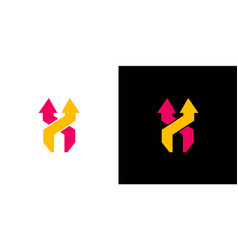 Unique And Modern X Up Logo Design