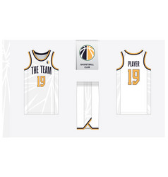 Basketball Uniform Mockup Template And Logo