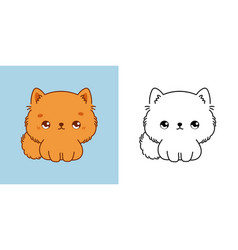 Kawaii Clipart Pomeranian Dog