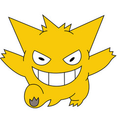 Yellow Gengar Pokemon