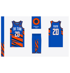 Basketball Uniform Mockup Template And Logo