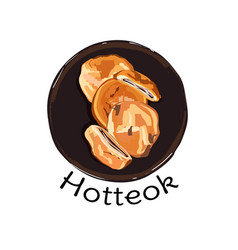 Korean Food Hotteok Pancakes