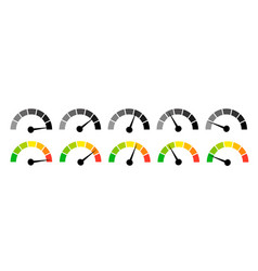 Speedometer Gauge Meter Icons Scale Level