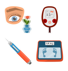 Design Mellitus And Diabetes Icon Set