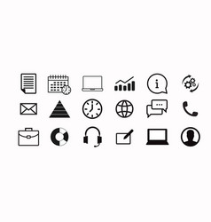 Work And Productivity Icon Set