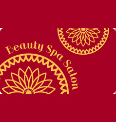 Beauty Spa Salon Promo Banner Or Business Card