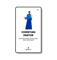 Christian Pastor In Christianity Church