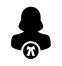 Legal Icon Female User Person Profile Avatar