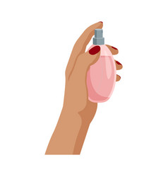 Woman Hand Is Holding A Bottle Of Parfum