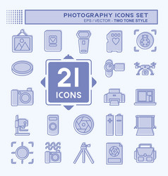 Icon Set Photography Related To Photography