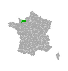 Map Of Calvados In France