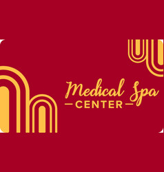 Medical Spa Center Promotional Banner Or Card