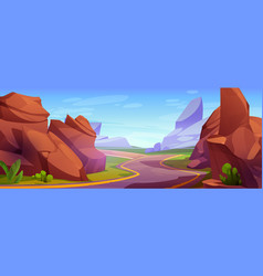 Winding Mountain Road Perspective