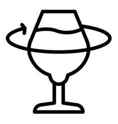 Sommelier Glass Icon Outline Wine Cellar