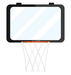 Basketball Net On A White Background