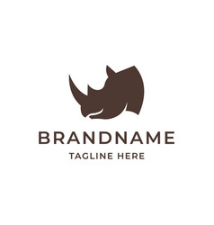 Rhino Head Logo Design