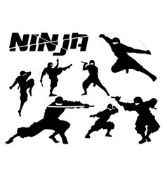 Ninja Silhouette Set