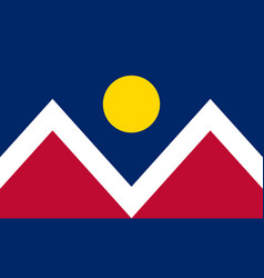 Flag Of Denver Colorado