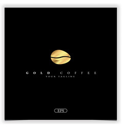 Gold Coffee Logo Premium Elegant Template Eps 10