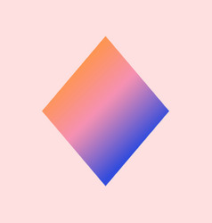 Gradient Rhombus Geometric Shape