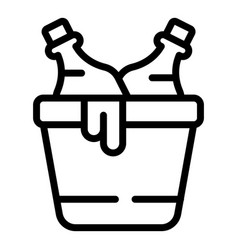 Ice Box Wine Icon Outline Cellar Barrel