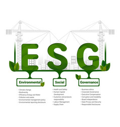 Esg Business Concept Environmental Social