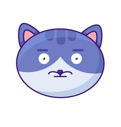 Kitty Astonished Expression Funny Emoji