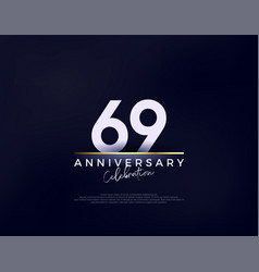 Simple Modern And Clean 69th Anniversary