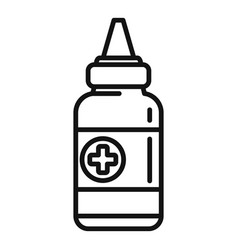 Flu Dropper Icon Outline Candy Drop