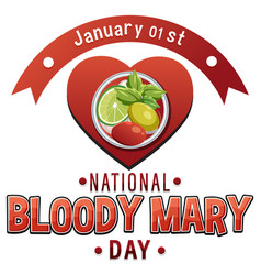 Happy National Bloody Mary Day Icon