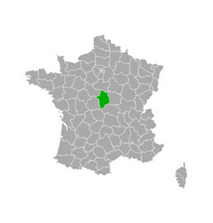 Map Of Cher In France