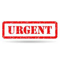 Urgent Stamp Symbol Shadow Label Sticker Sign