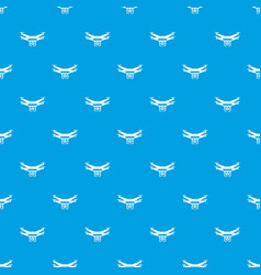 Drone Video Camera Pattern Seamless Blue