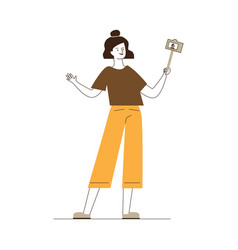 Woman Taking Selfie