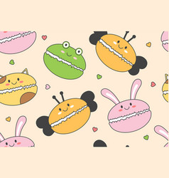 Macaroons Seamless Pattern