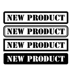 New Product Stamp Symbol Label Sticker Sign