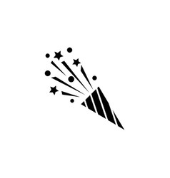 Party Flapper Confetti Popper Flat Icon