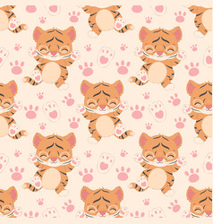 Tiger Seamless Pattern