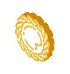 Tortellini Dish Isometric Icon