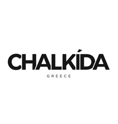 Chalkida In The Greece Emblem The Design Features