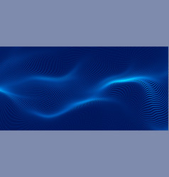 Blue 3d Particles Background Design