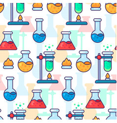 Chemical Science Lab Tool Seamless Pattern