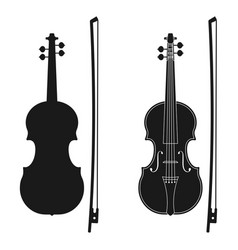 Violin Icon Music Instrument Silhouette