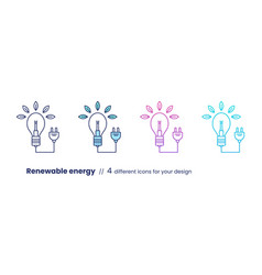 Renewable Energy Icon Esg Environmental Concept