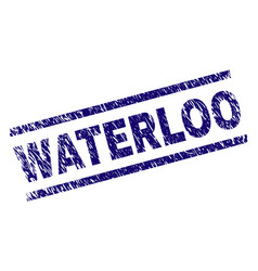 Scratched Textured Waterloo Stamp Seal