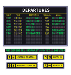 Departure Board Airport Board Announcement